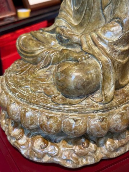 Tượng phật Thích Ca cao 35cm nặng 8,5kg bằng đồng