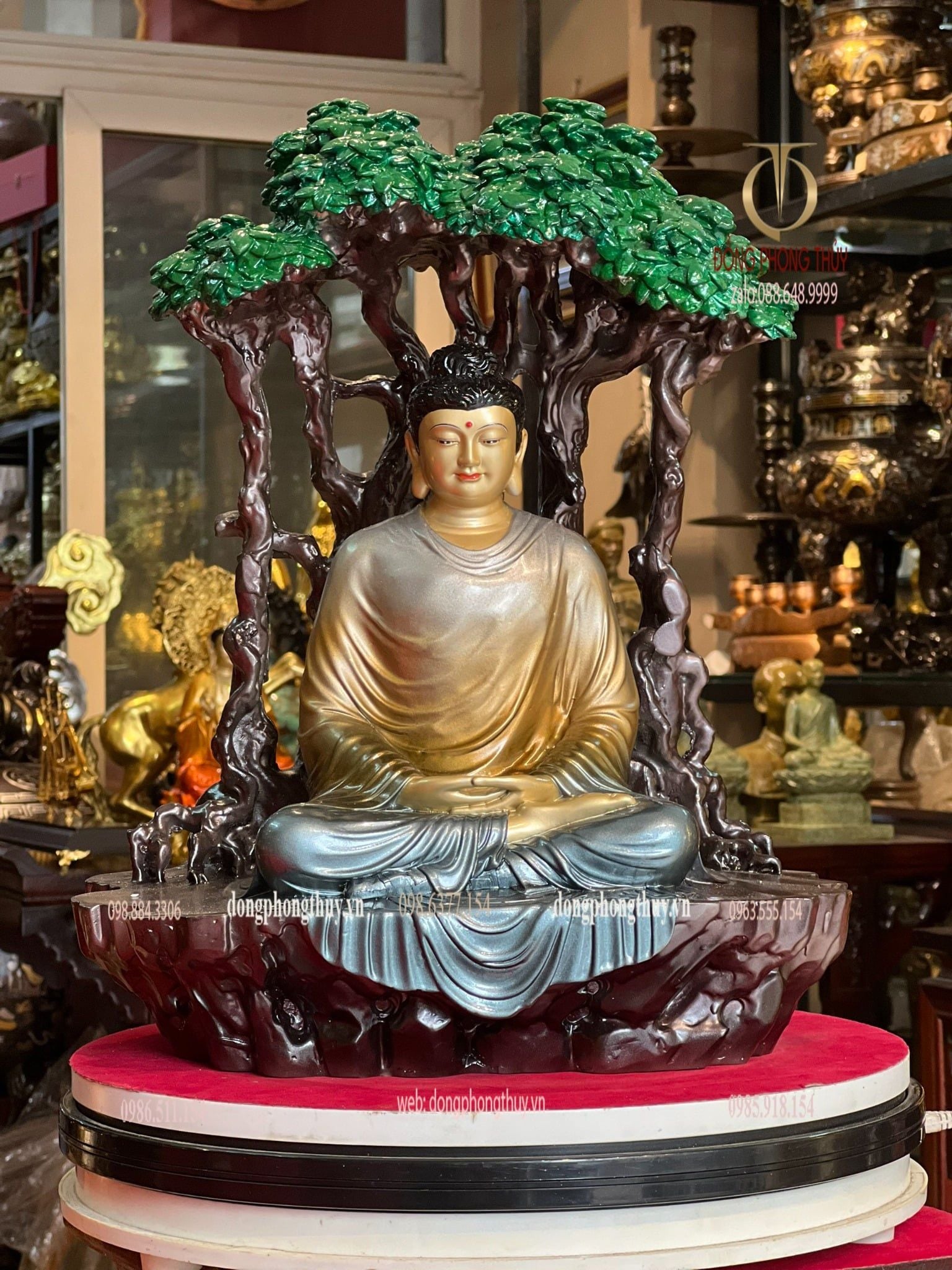 Tượng bổn sư thích ca bằng đồng