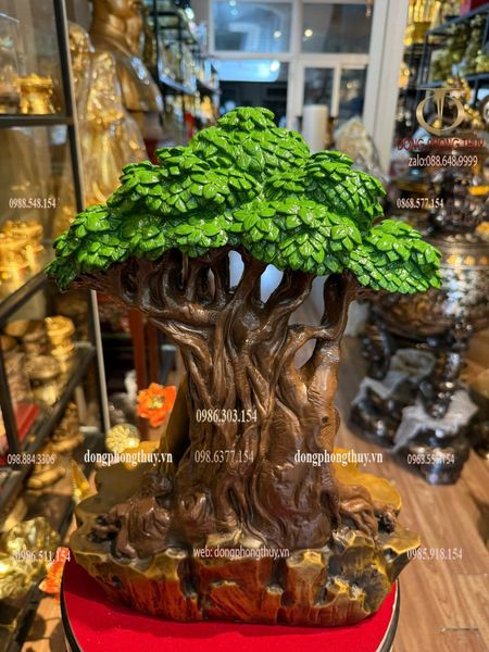 Tượng phật thích ca ngồi gốc bồ đề bằng đồng cao 42cm nặng 15kg