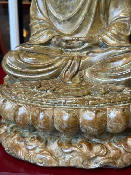 Tượng phật Thích Ca cao 35cm nặng 8,5kg bằng đồng