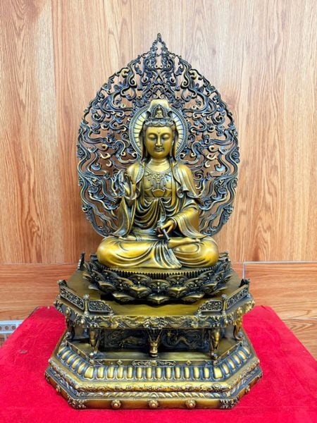 Tượng phật quan âm bằng đồng