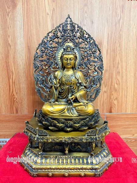 Tượng phật quan âm bằng đồng
