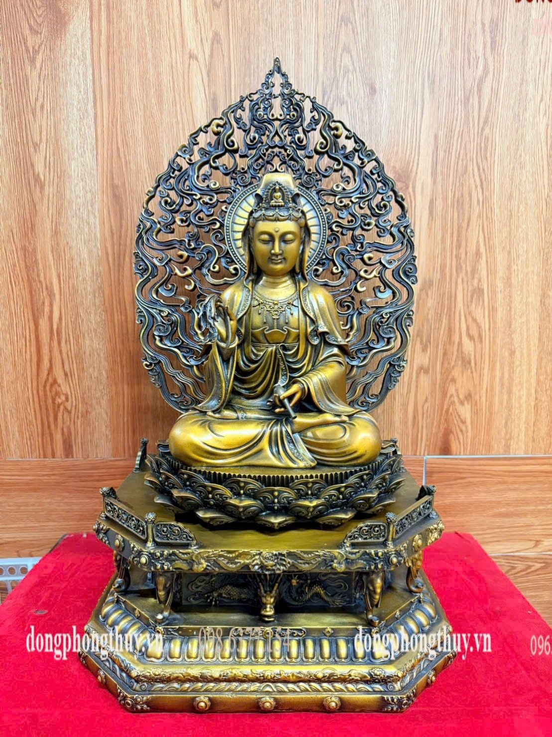 Tượng phật quan âm bằng đồng