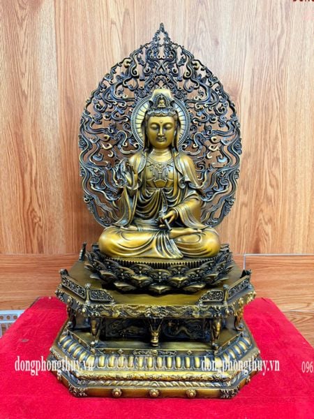 Tượng phật quan âm bằng đồng