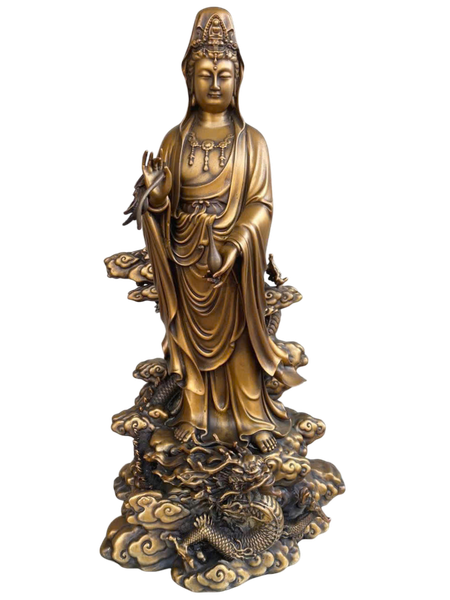 Tượng phật quan âm bằng đồng