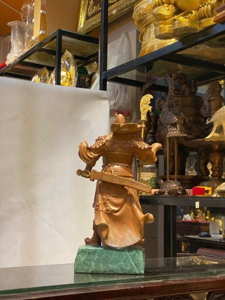 Tượng quan thánh bằng đồng 45cm