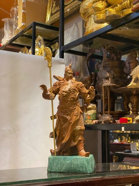 Tượng quan thánh bằng đồng 45cm