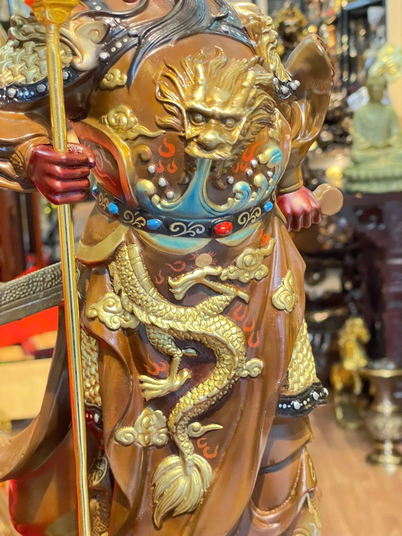 Tượng quan công bằng đồng