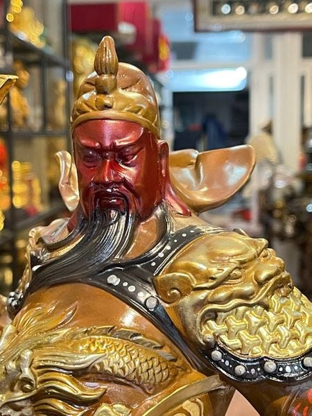 Tượng quan công bằng đồng