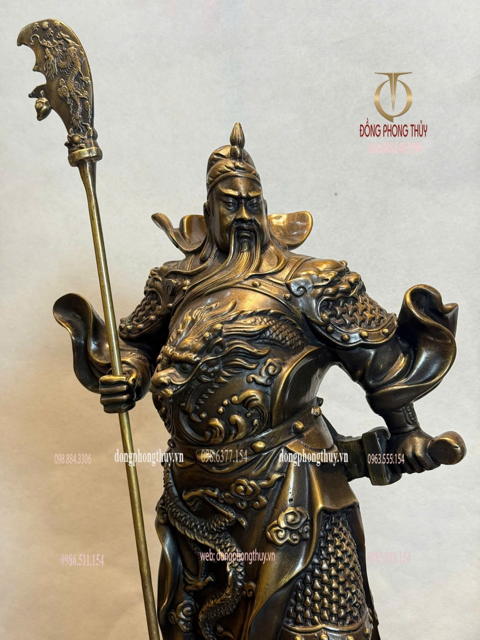 Tượng quan thánh bằng đồng hun