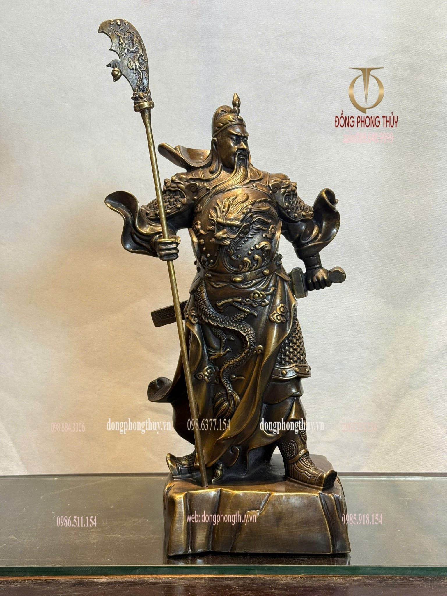 Tượng quan thánh bằng đồng hun