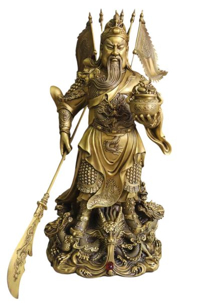 Tượng quan công bằng đồng cao 88cm nặng 35kg