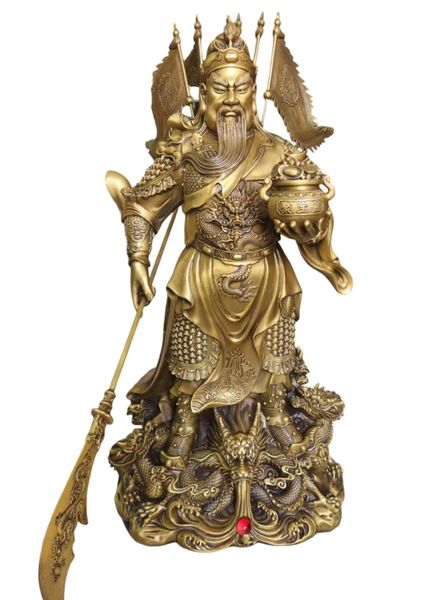 Tượng quan công bằng đồng cao 88cm nặng 35kg