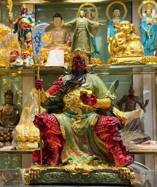 Tượng Quan Thánh đế quân bằng đồng