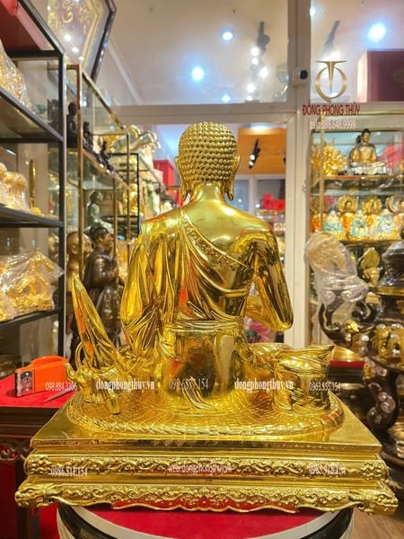 Tượng thánh tăng sivali bằng đồng