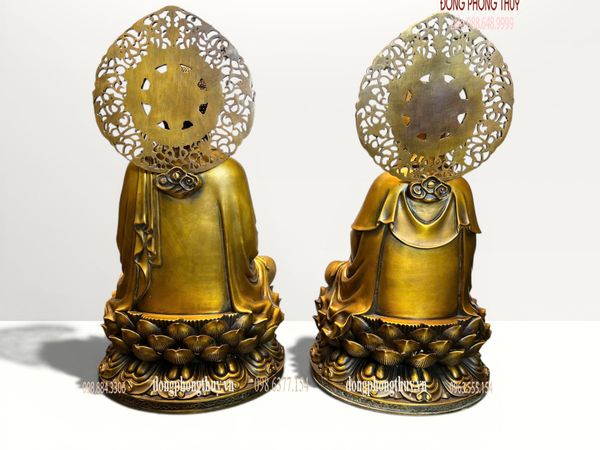 Tượng Tây Phương Tam Thánh bằng đồng