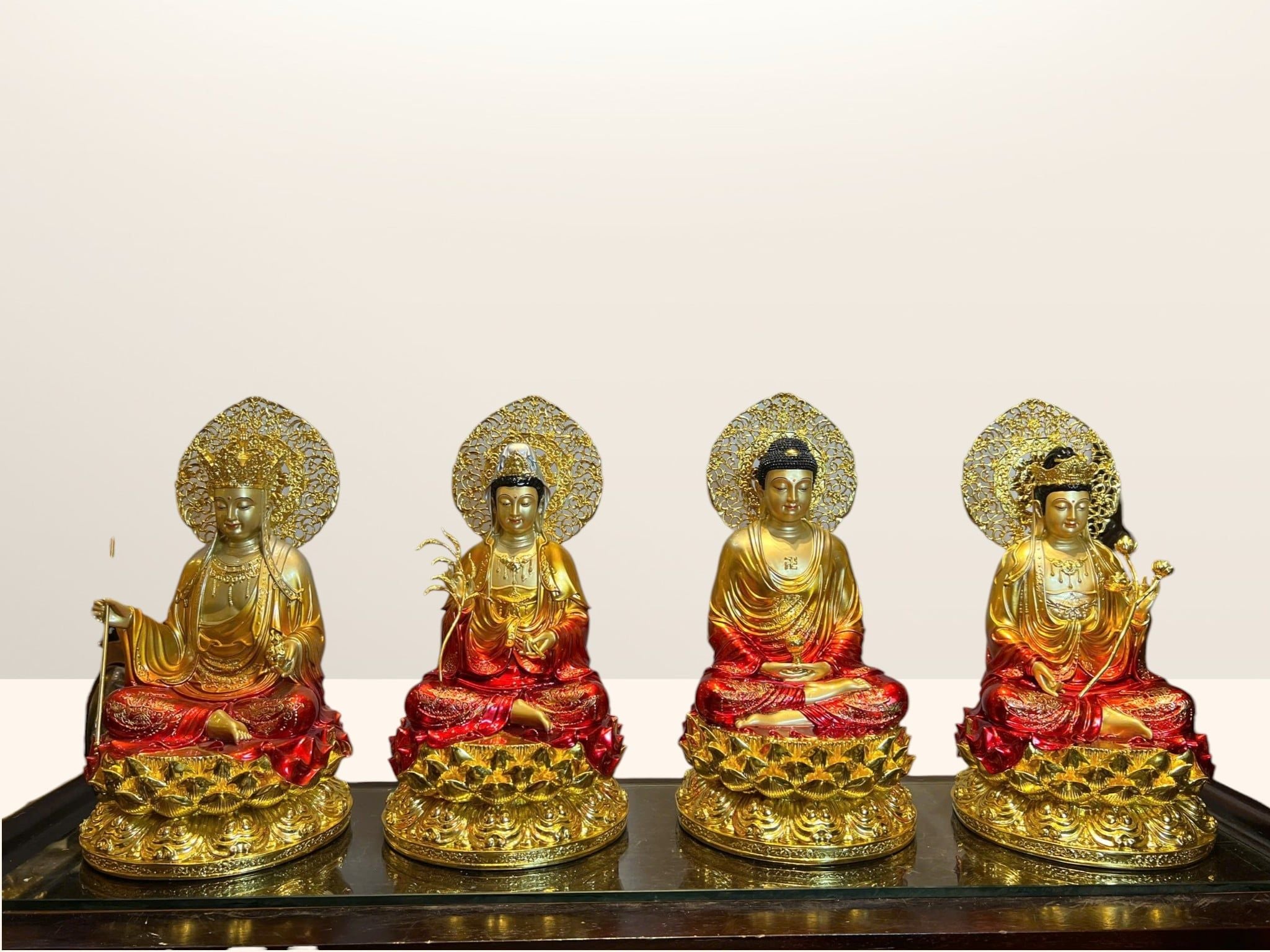 Tượng Tây Phương Tam Thánh bằng đồng