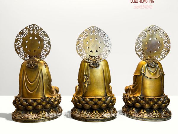 Tượng Tây Phương Tam Thánh bằng đồng