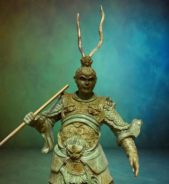 Tượng tề thiên đại thánh- Tôn Ngộ Không bằng đồng