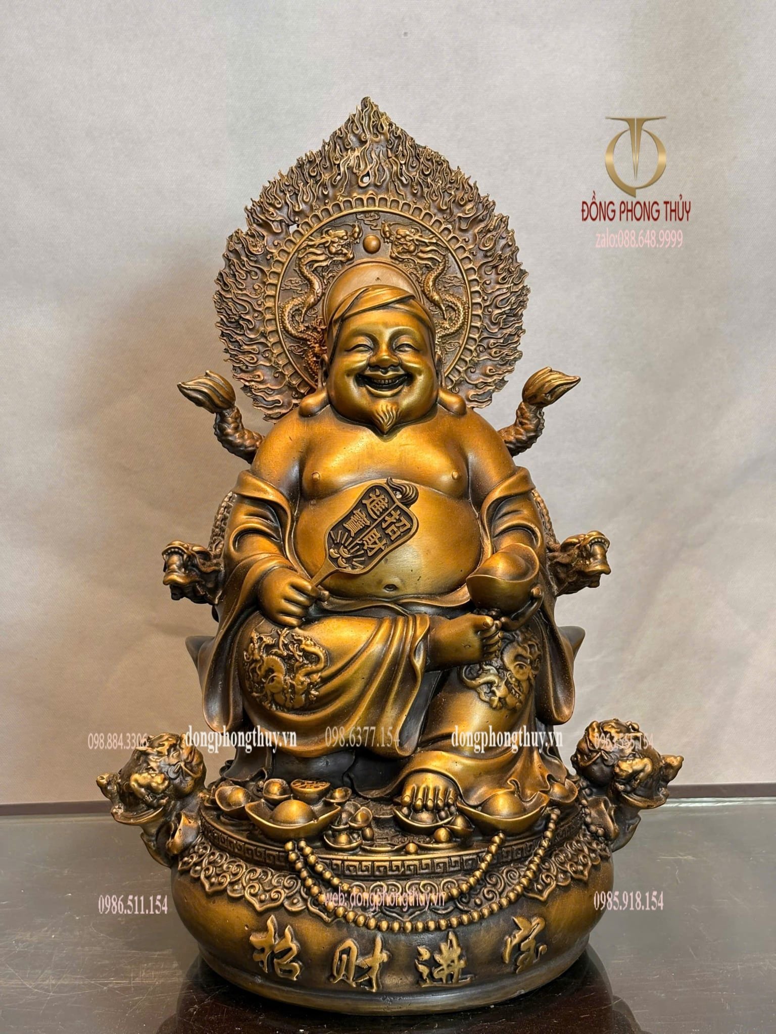 Thần Tài - Thổ Địa cao 38cm nặng 18kg