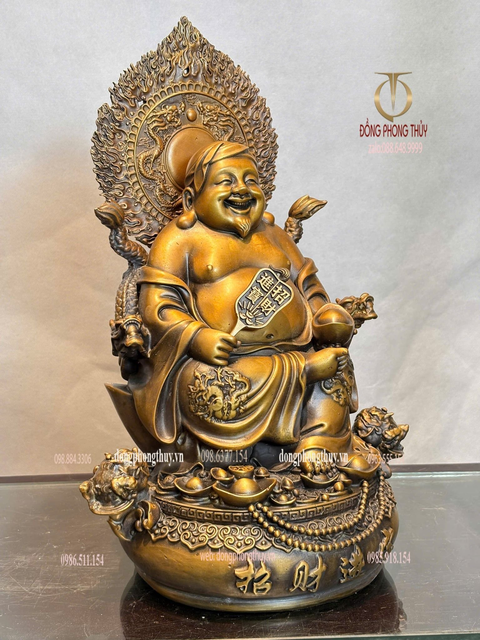 Thần Tài - Thổ Địa cao 38cm nặng 18kg