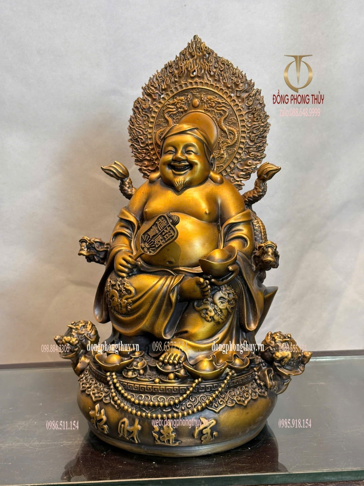 Thần Tài - Thổ Địa cao 38cm nặng 18kg