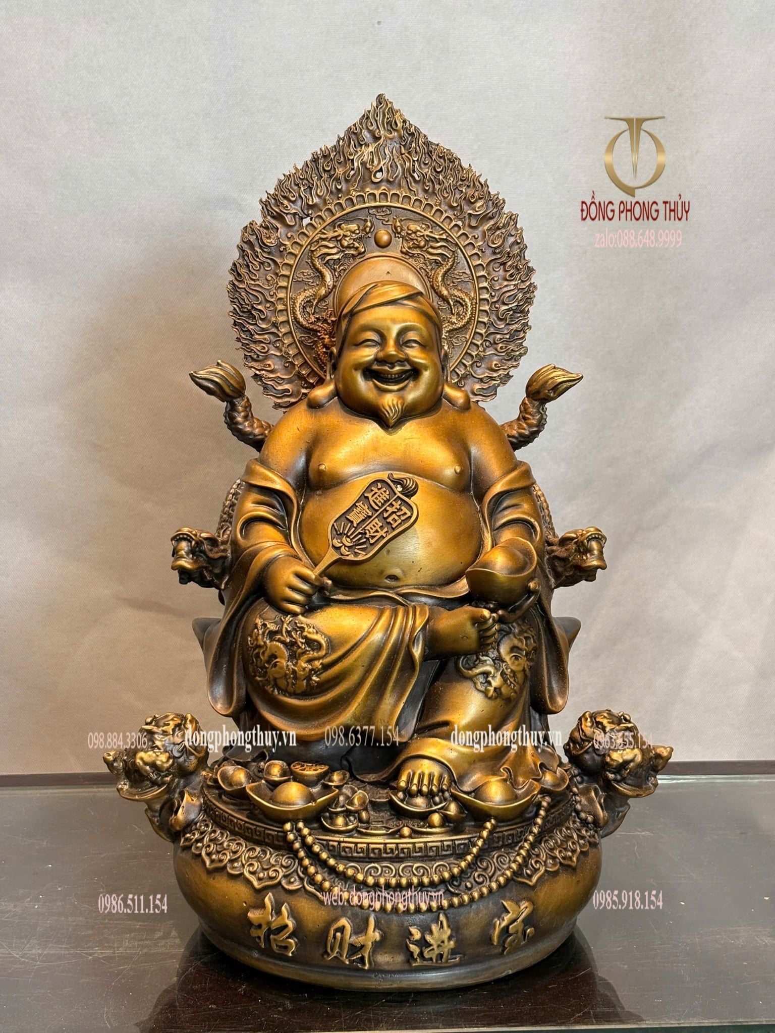 Thần Tài - Thổ Địa cao 38cm nặng 18kg