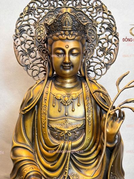 Tượng phật Thế Chí Bồ Tát bằng đồng