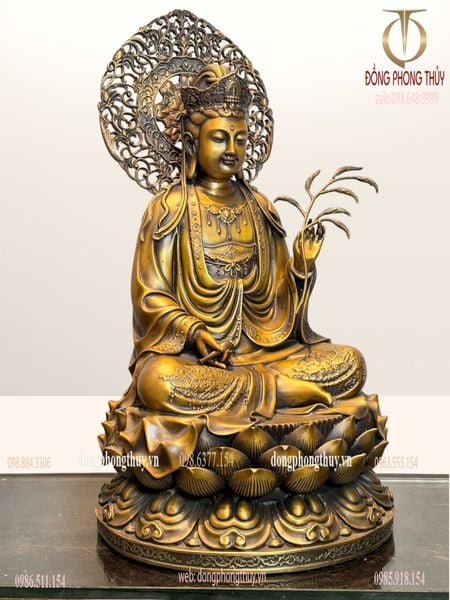 Tượng phật Đại Thế Chí Bồ Tát bằng đồng