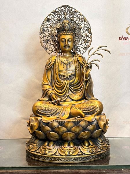 Tượng phật Thế Chí Bồ Tát bằng đồng
