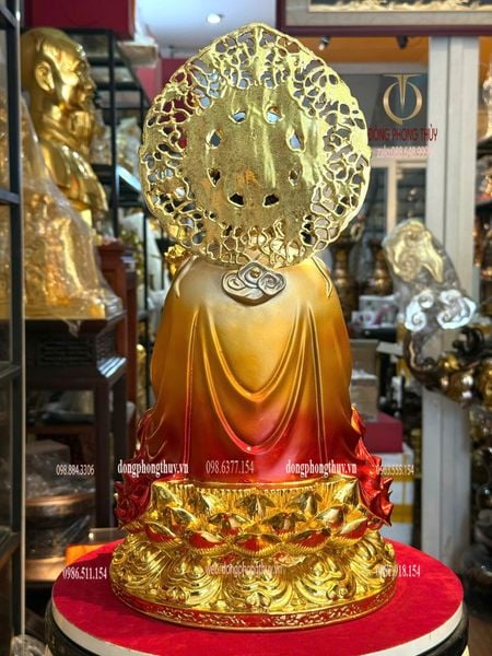 Tượng thế chí bồ tát bằng đồng cao 45