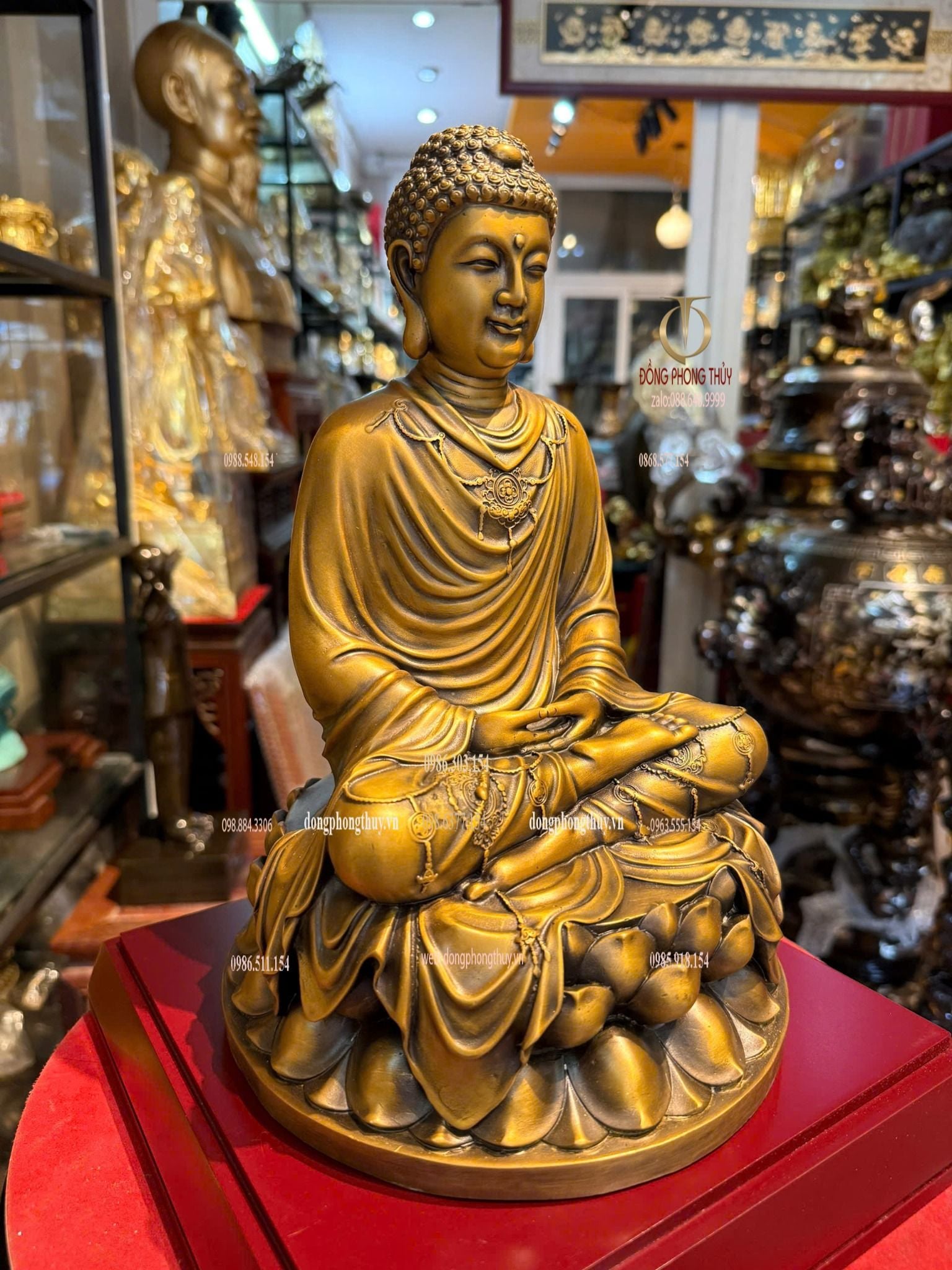 Tượng thích ca bằng đồng