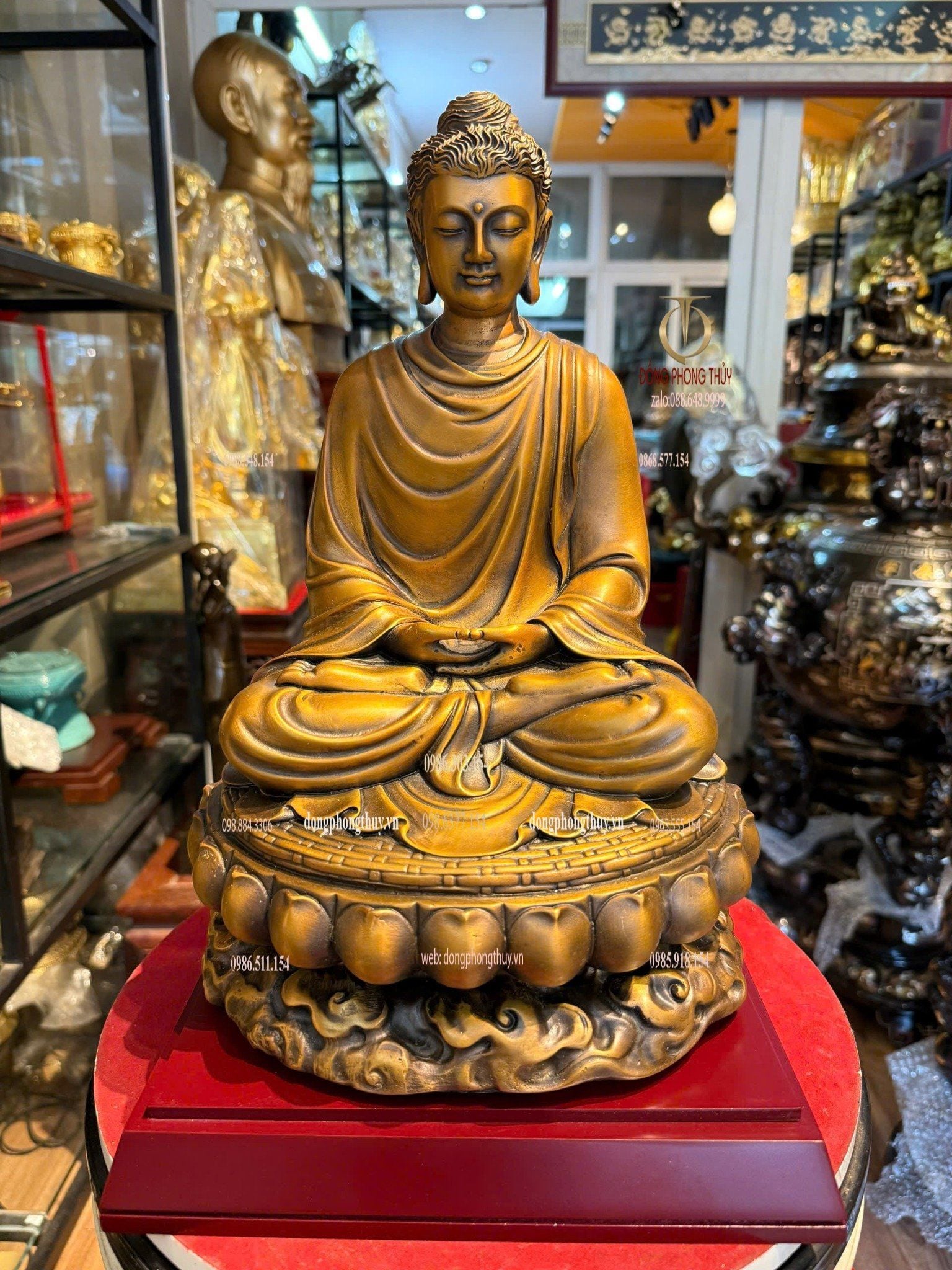 Tượng thích ca bằng đồng