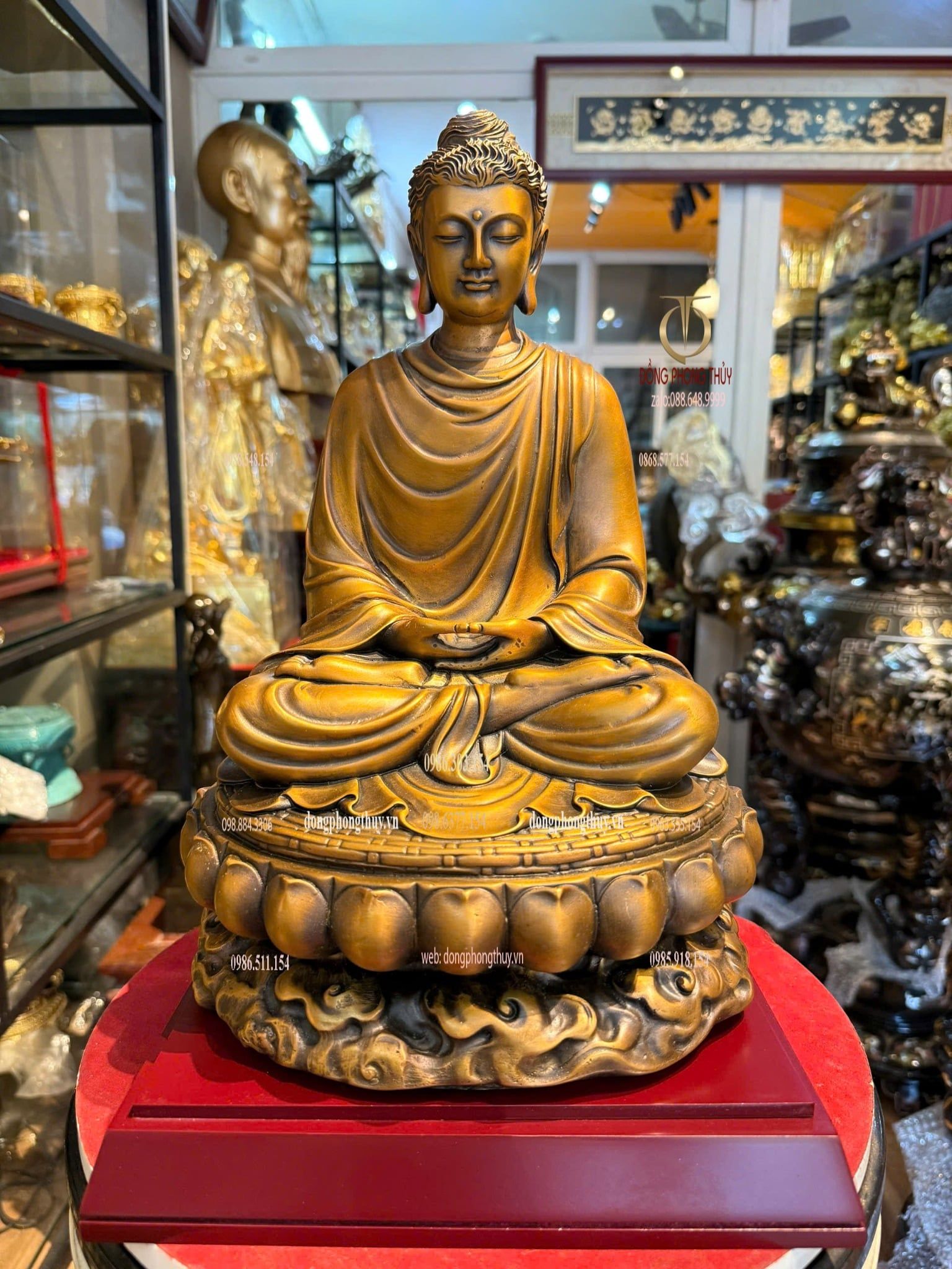 Tượng thích ca bằng đồng