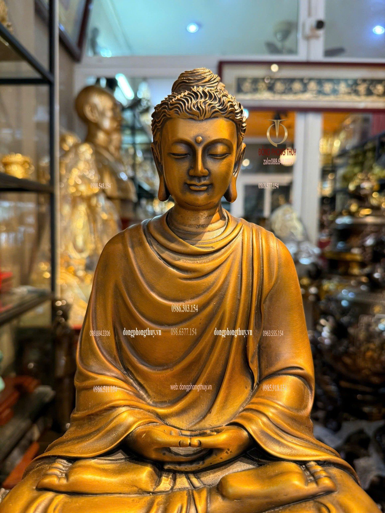 Tượng thích ca bằng đồng