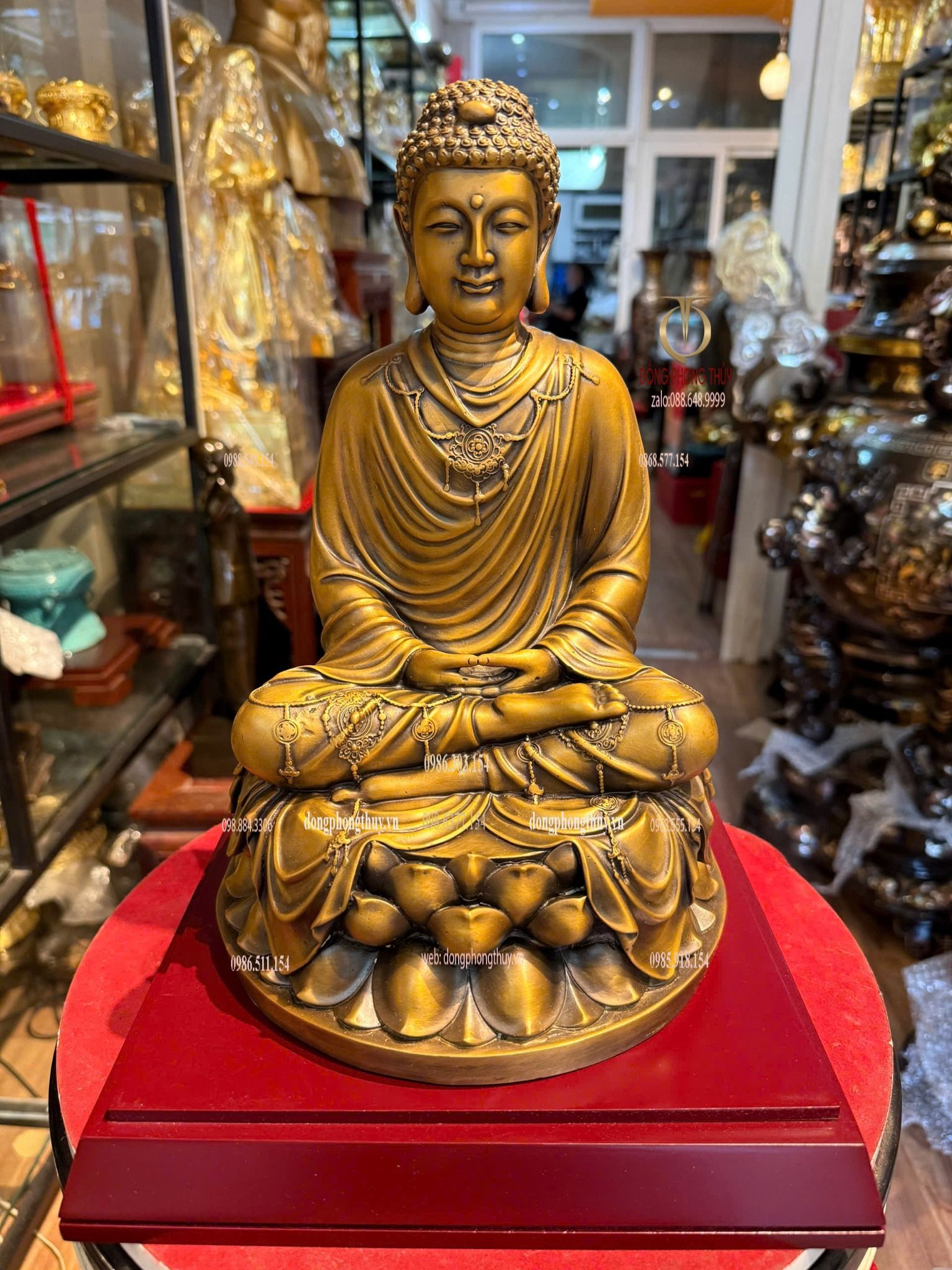 Tượng thích ca bằng đồng