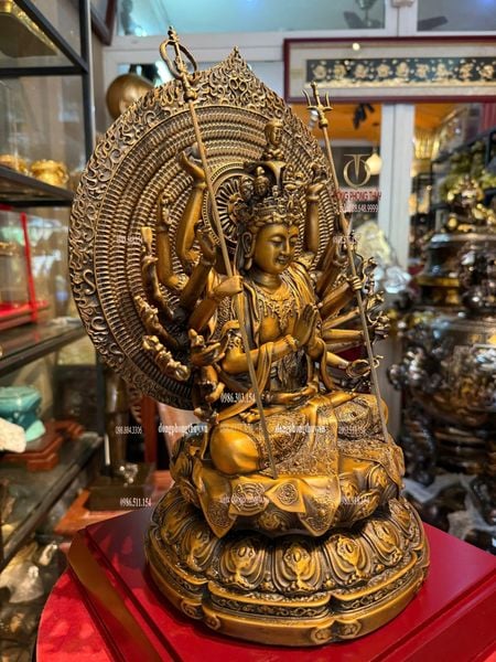 Tượng thiên thủ thiên nhãn bằng đồng