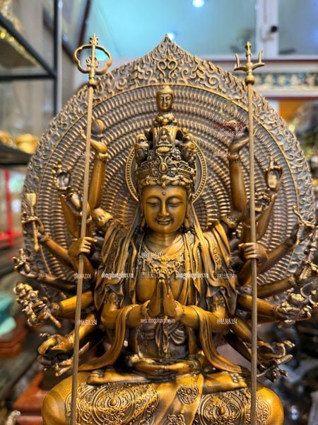 Tượng thiên thủ thiên nhãn bằng đồng