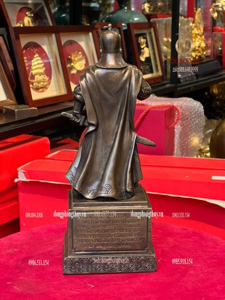 Tượng Trần Hưng Đạo 30cm bằng đồng