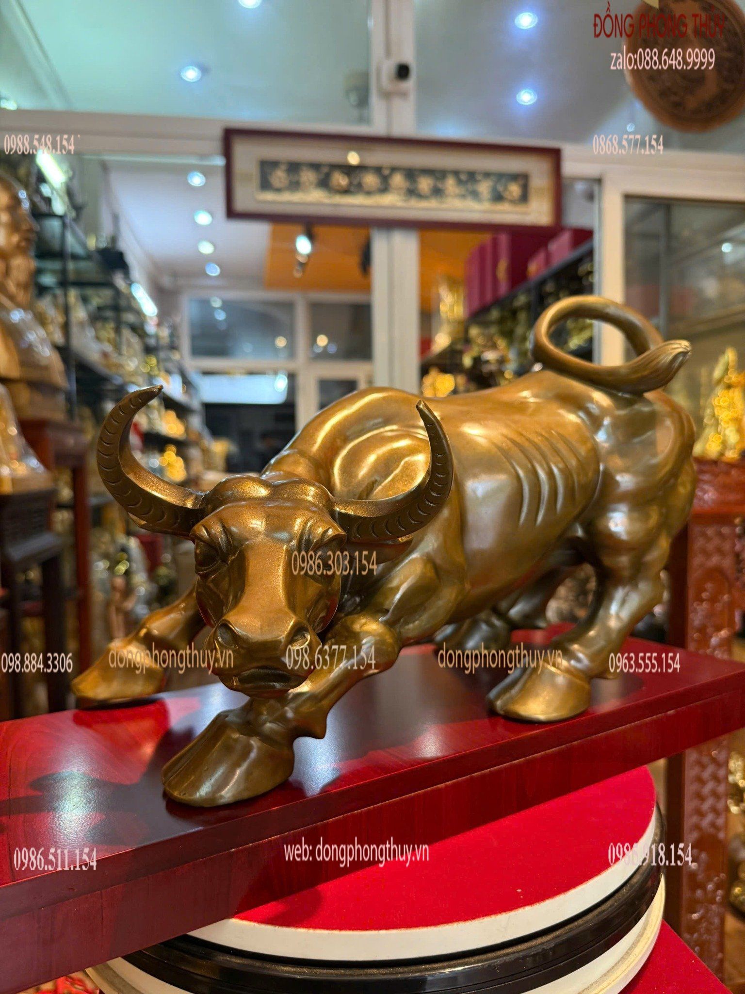 Tượng trâu bằng đồng