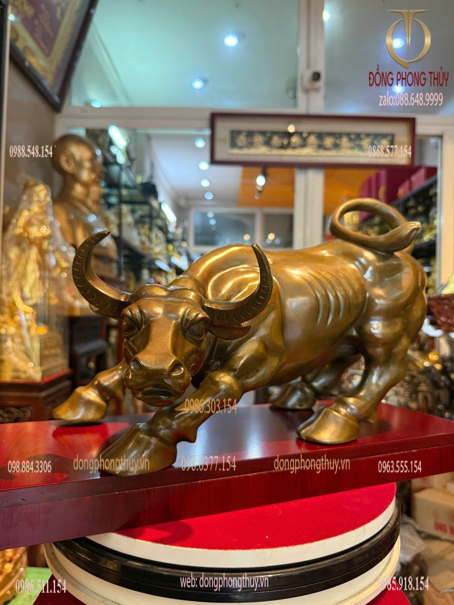 Tượng trâu bằng đồng