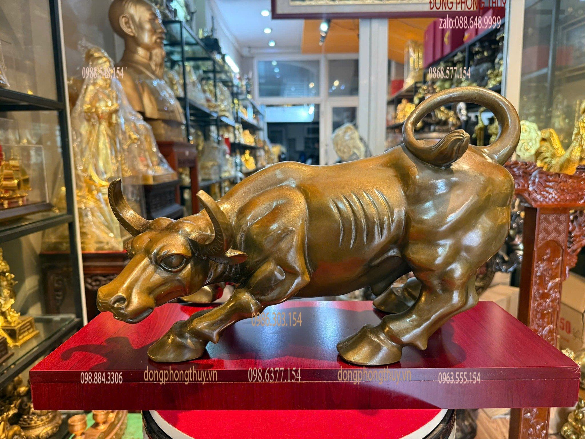 Tượng trâu bằng đồng