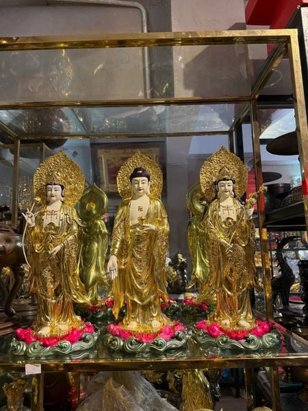 Tượng tây phương tam thánh đứng