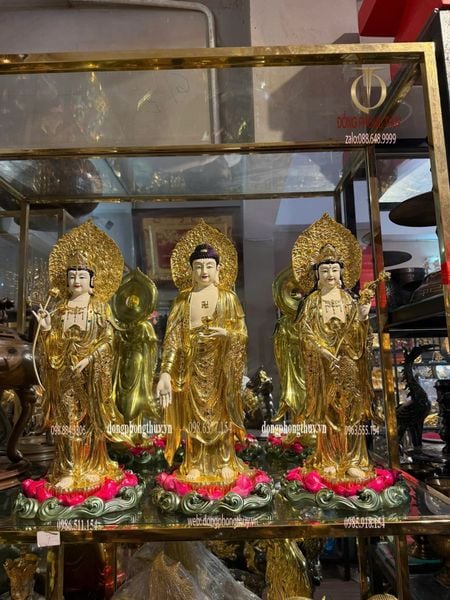Tượng tây phương tam thánh đứng