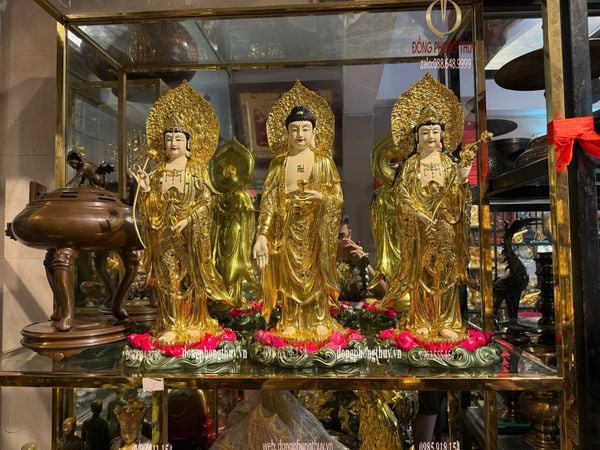 Tượng tây phương tam thánh đứng