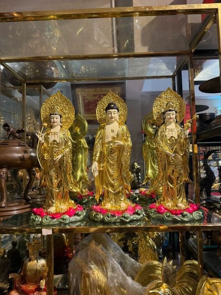 Tượng tây phương tam thánh đứng
