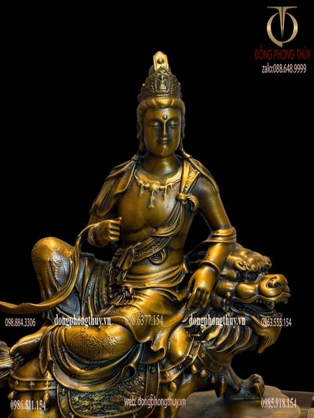 Văn thù sư lợi-phổ hiền bồ tát bằng đồng