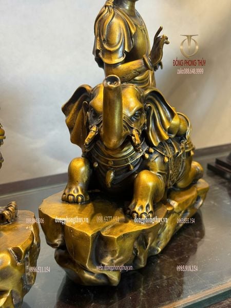 Tượng văn thù sư lợi-phổ hiền bồ tát bằng đồng