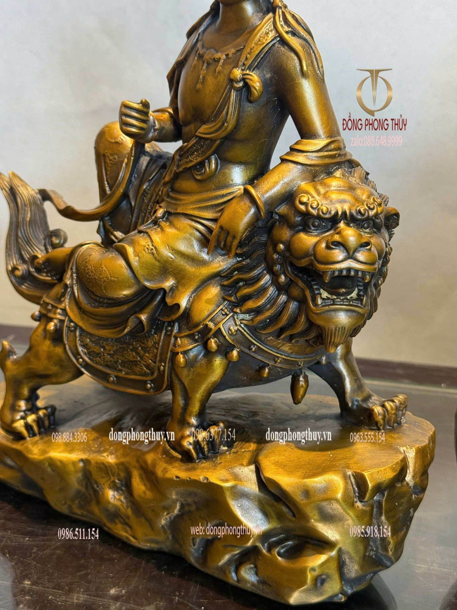 Tượng văn thù sư lợi-phổ hiền bồ tát bằng đồng