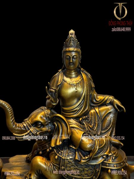 Văn thù sư lợi-phổ hiền bồ tát bằng đồng